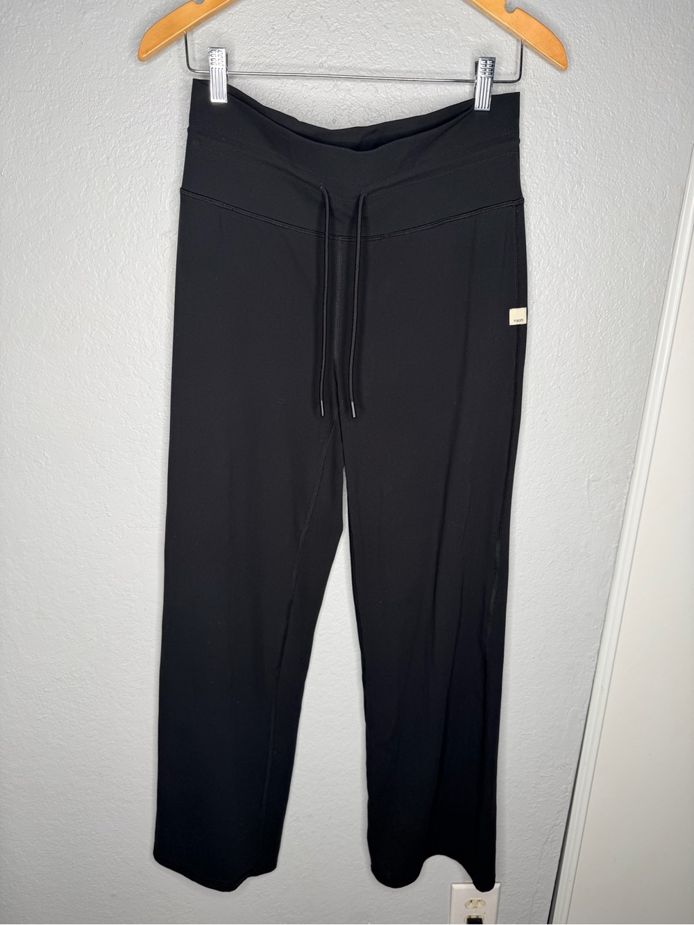 Vuori Black Boot Cut Flare Pants - Picture 3 of 5